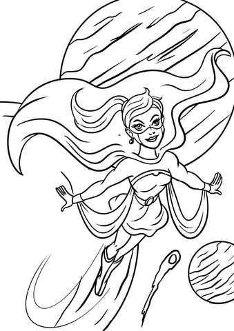 Super Woman Coloring Page